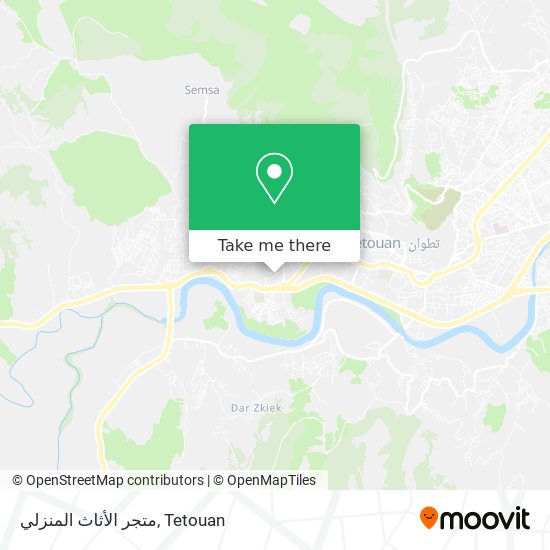 متجر الأثاث المنزلي map