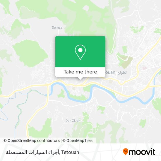 أجزاء السيارات المستعملة map