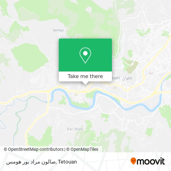 صالون مراد بور هومس map