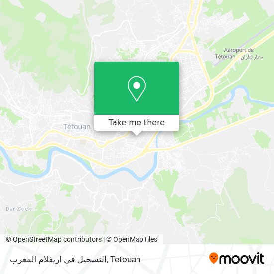 التسجيل في اريفلام المغرب map