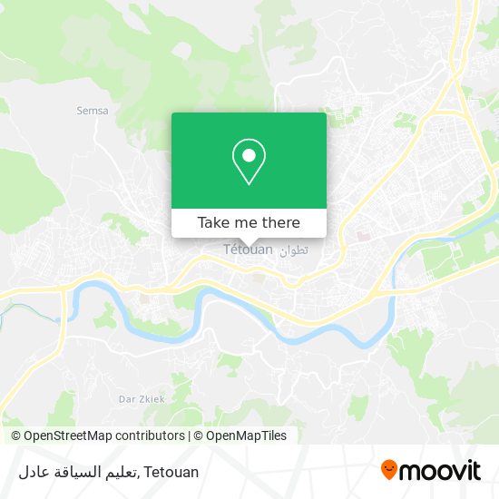 تعليم السياقة عادل map