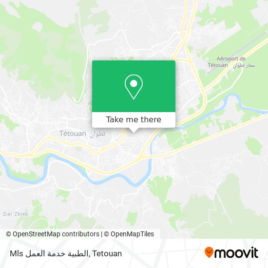 Mls الطبية خدمة العمل map