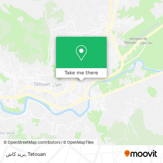 بريد كاش map