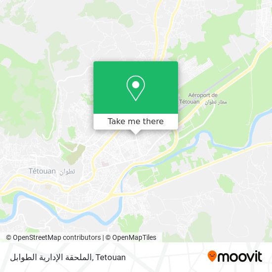 الملحقة الإدارية الطوابل map