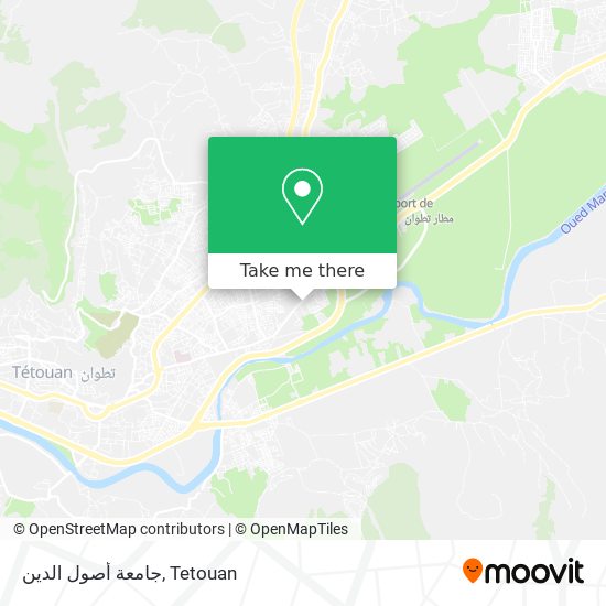 جامعة أصول الدين map