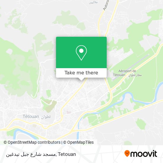 مسجد شارع جبل تيدغين map