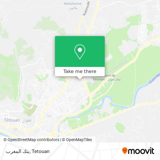 بنك المغرب map