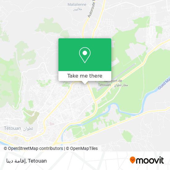 إقامة دينا map