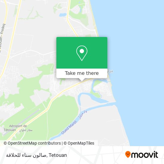 صالون سناء للحلاقة map