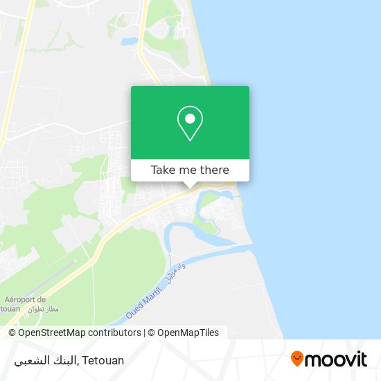 البنك الشعبي map