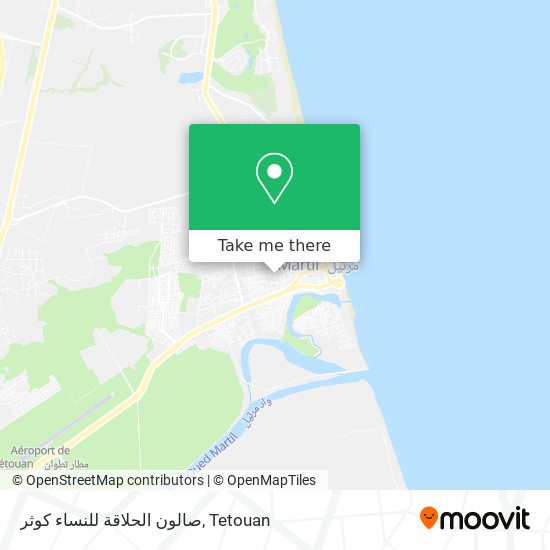 صالون الحلاقة للنساء كوثر map