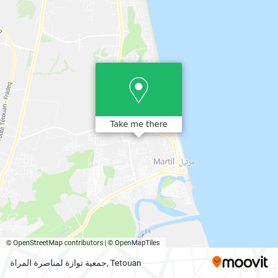 جمعية توازة لمناصرة المراة map