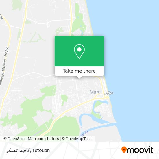 كافيه عسكر map