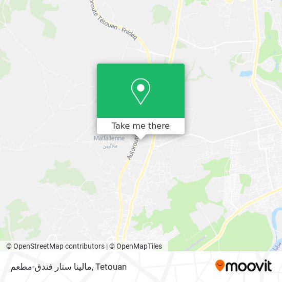 مالينا ستار فندق-مطعم map