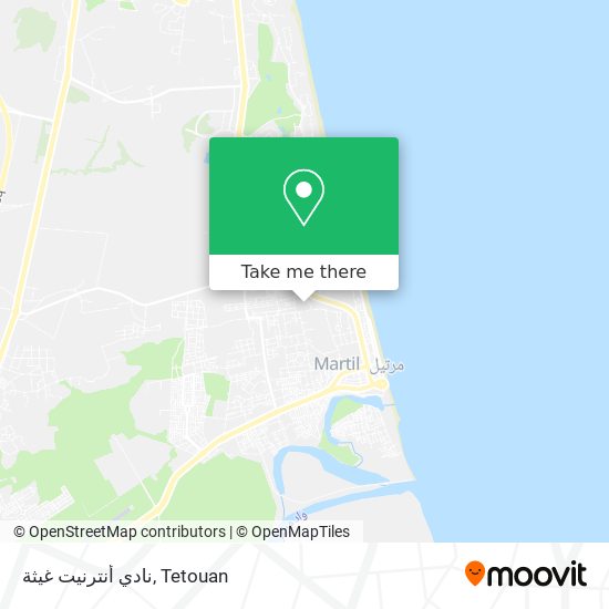 نادي أنترنيت غيثة map