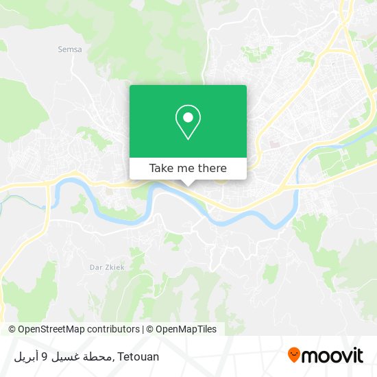 محطة غسيل 9 أبريل map