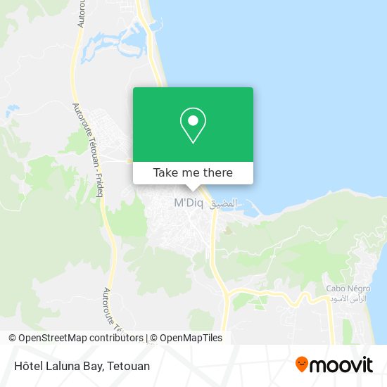 Hôtel Laluna Bay map
