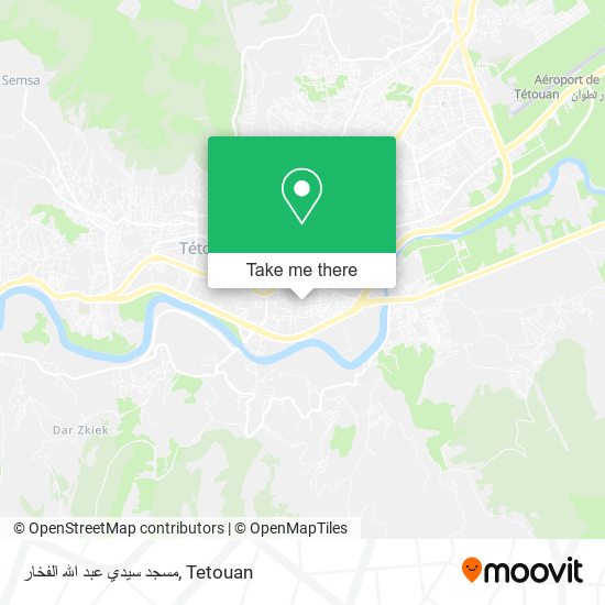 مسجد سيدي عبد الله الفخار map