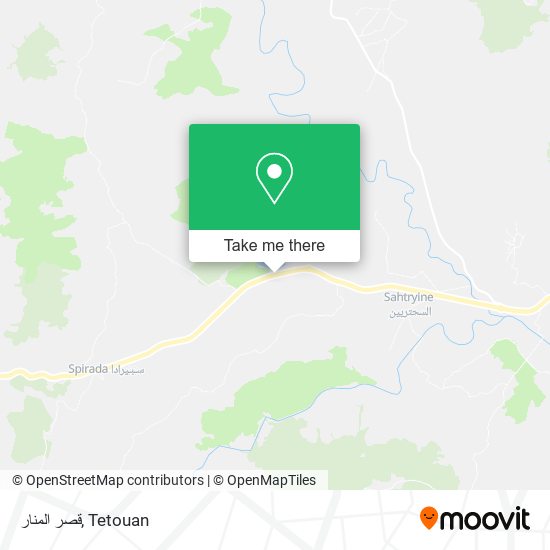 قصر المنار map