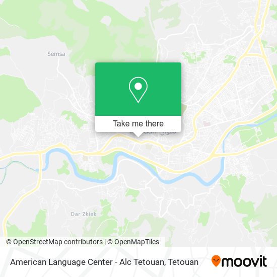 American Language Center - Alc Tetouan map