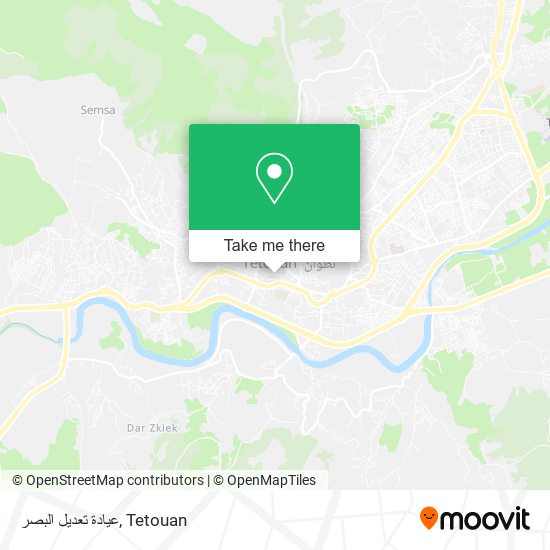 عيادة تعديل البصر map
