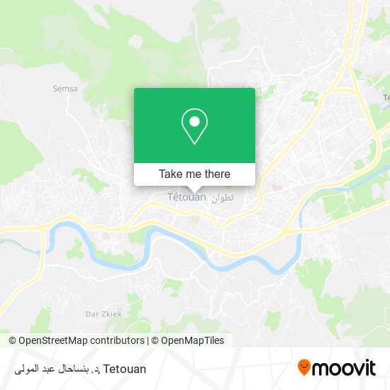 د. بنساحال عبد المولى map