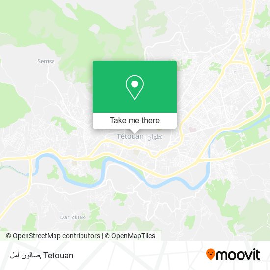 صالون أمل map