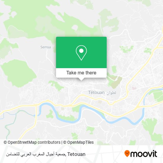 جمعية أجيال المغرب العربي للتضامن map