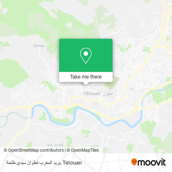 بريد المغرب-تطوان سيدي طلحة map