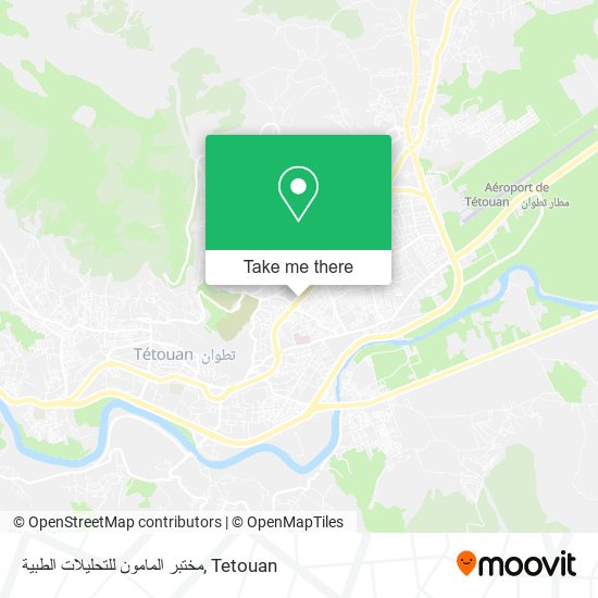 مختبر المامون للتحليلات الطبية map