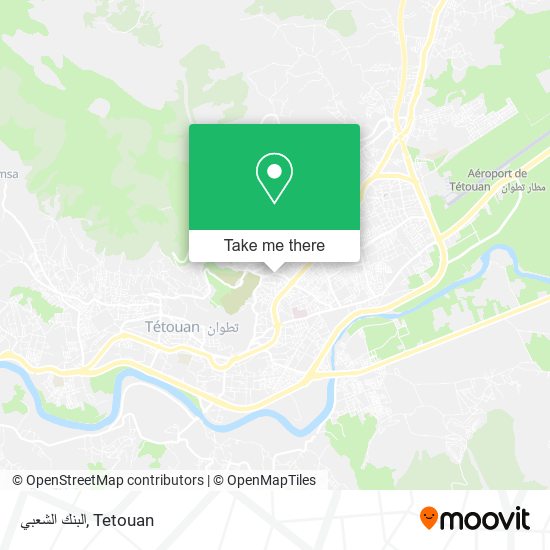 البنك الشعبي map
