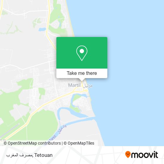 مصرف المغرب map