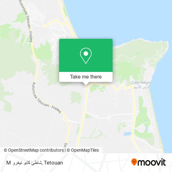 M شاطئ كابو نيغرو map