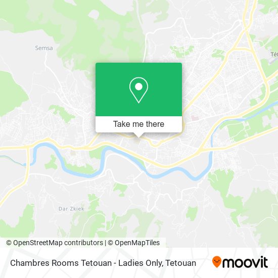 Chambres Rooms Tetouan - Ladies Only map