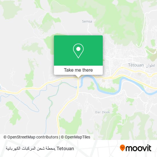محطة شحن المركبات الكهربائية map