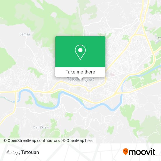 بريد بنك map