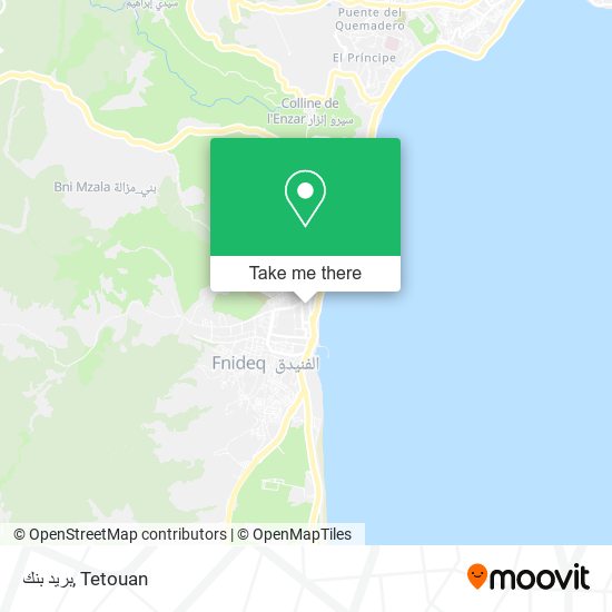 بريد بنك map