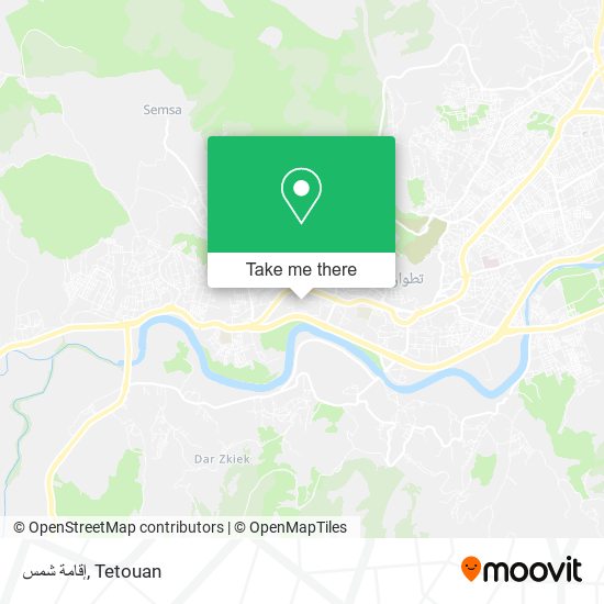 إقامة شمس map