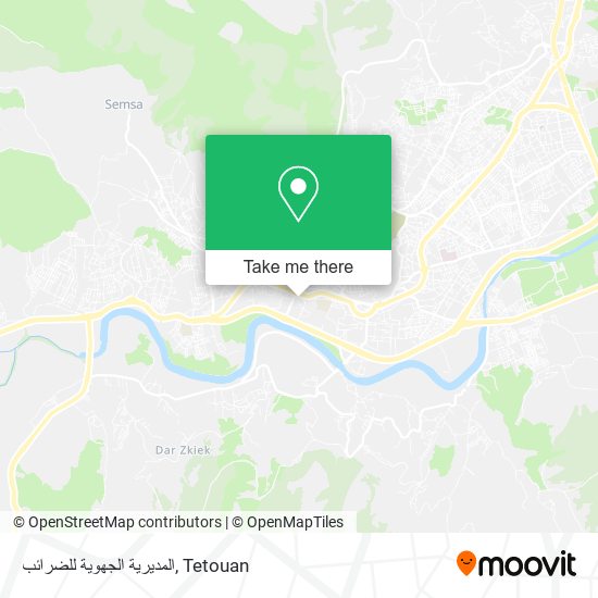 المديرية الجهوية للضرائب map