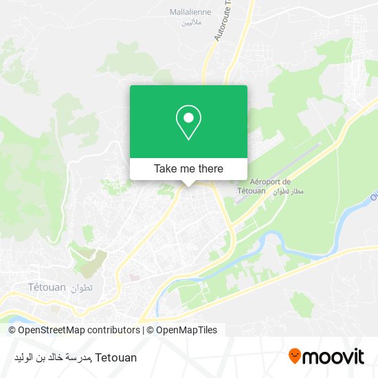 مدرسة خالد بن الوليد map