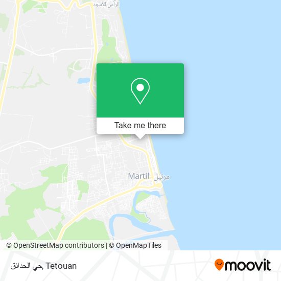 حي الحدائق map