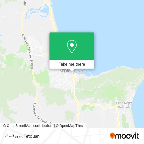 سوق السمك map