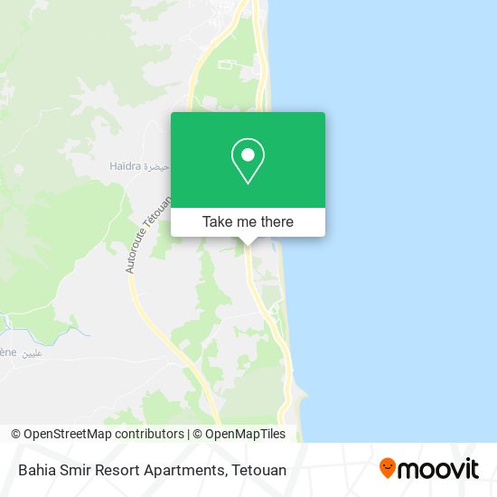 Bahia Smir Resort Apartments map