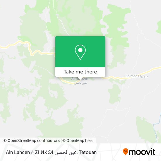 Ain Lahcen ⵄⵉⵏ ⵍⵃⵙⵏ عين لحسن map