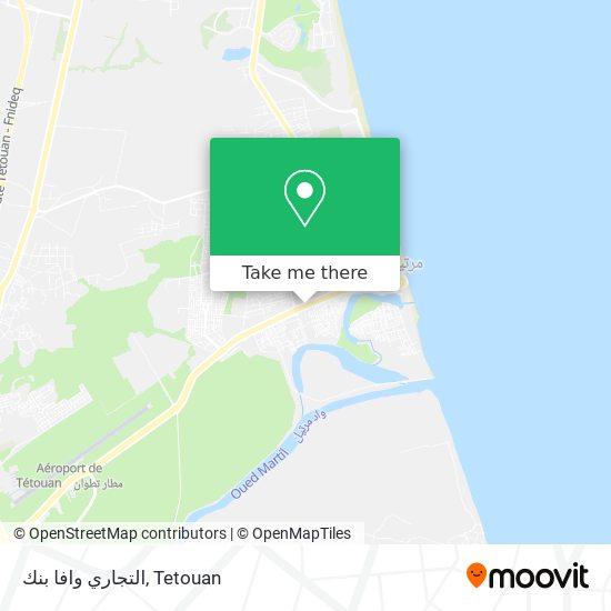 التجاري وافا بنك map