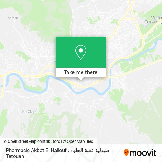 Pharmacie Akbat El Hallouf صيدلية عقبة الحلوف map