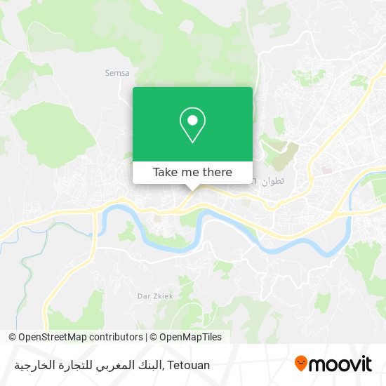 البنك المغربي للتجارة الخارجية map