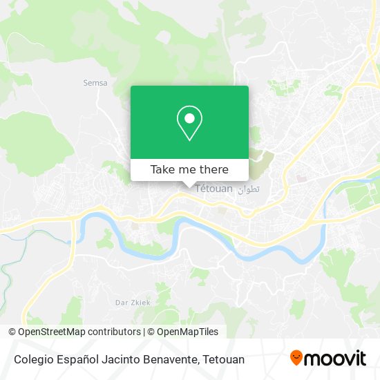 Colegio Español Jacinto Benavente map