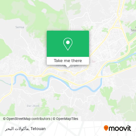 مأكولات البحر map