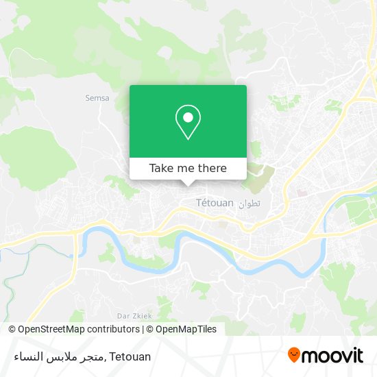 متجر ملابس النساء map